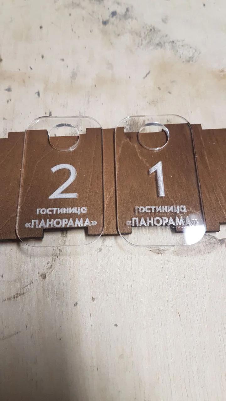Номерки для гардеробов — пример 6
